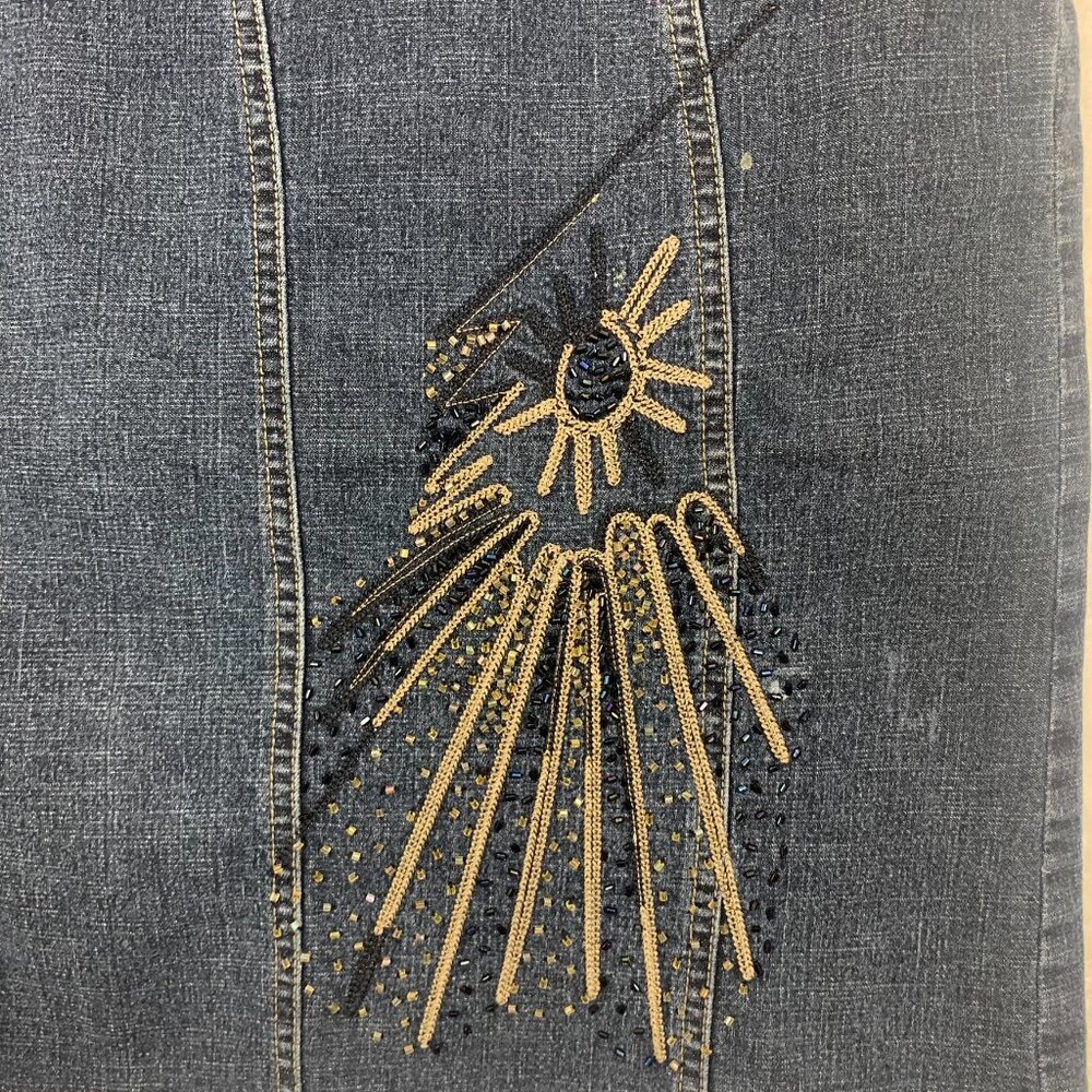 point zero  mini  denim skirt size 11 - Picture 8 of 16